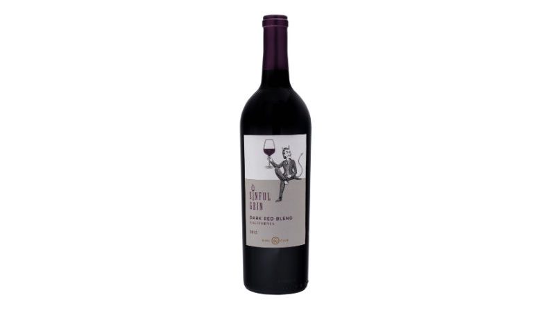 Sinful Grin Dark Red Blend 2015