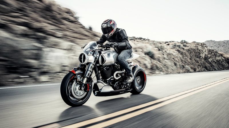 arch motorcycle method 143 on road