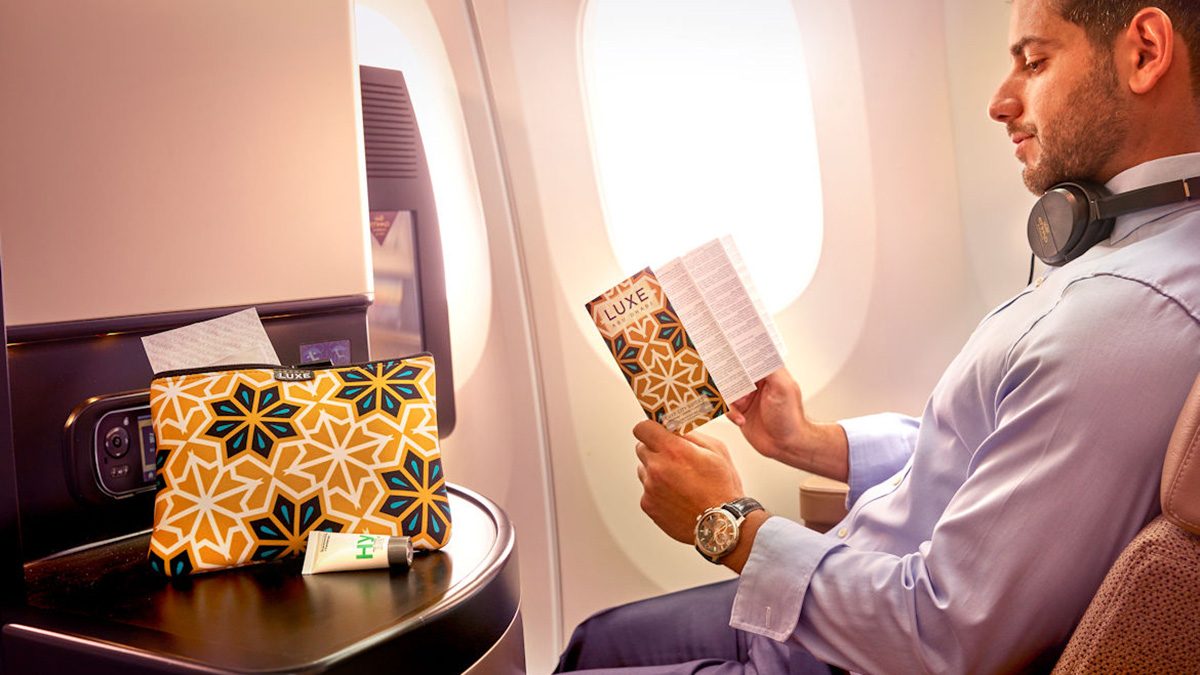 Etihad Airways business class