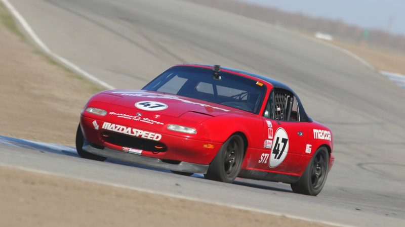 first race mazda miata track 1