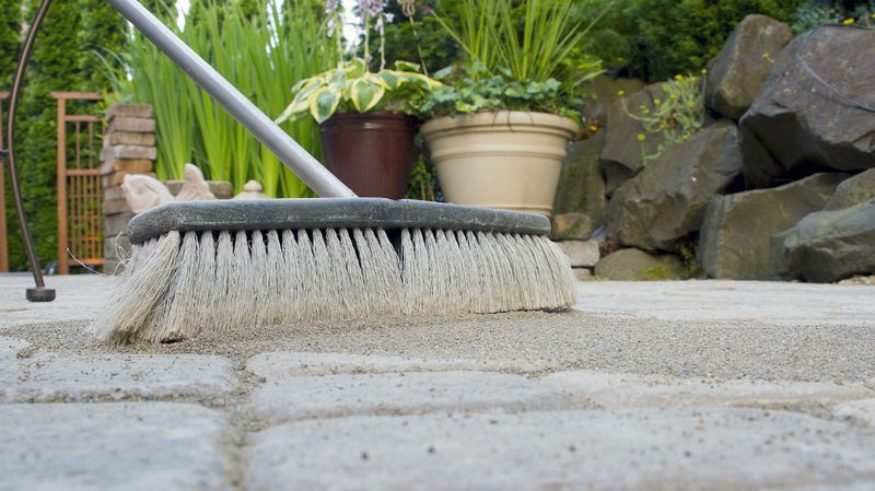 cleaning patio