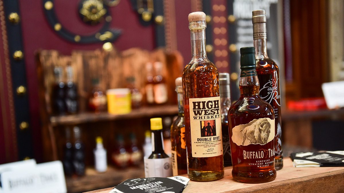 cochon555 whiskey bottles