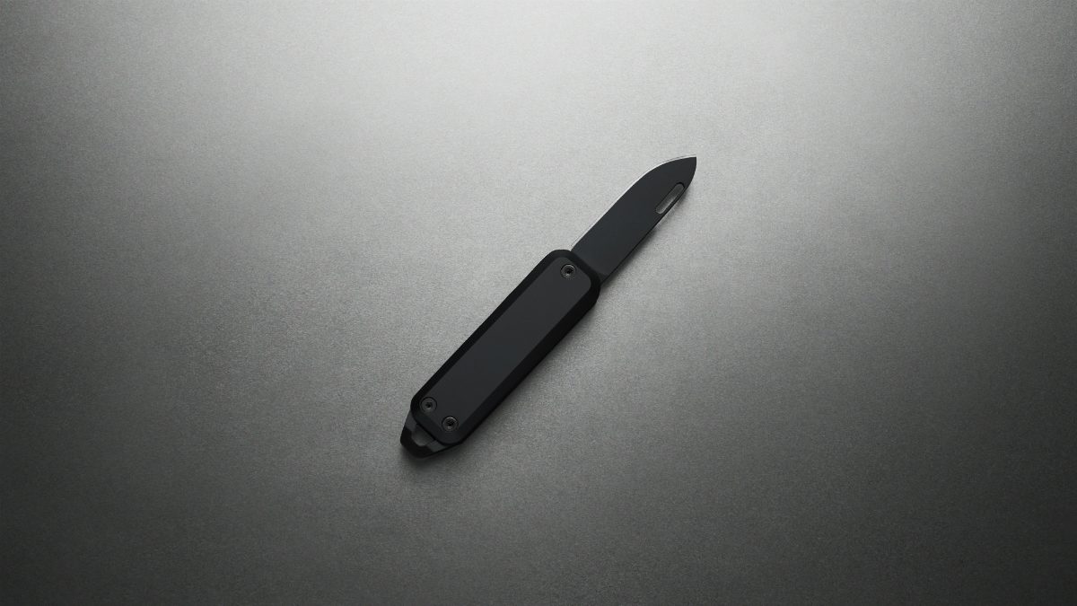 james brand elko knife all black blade front