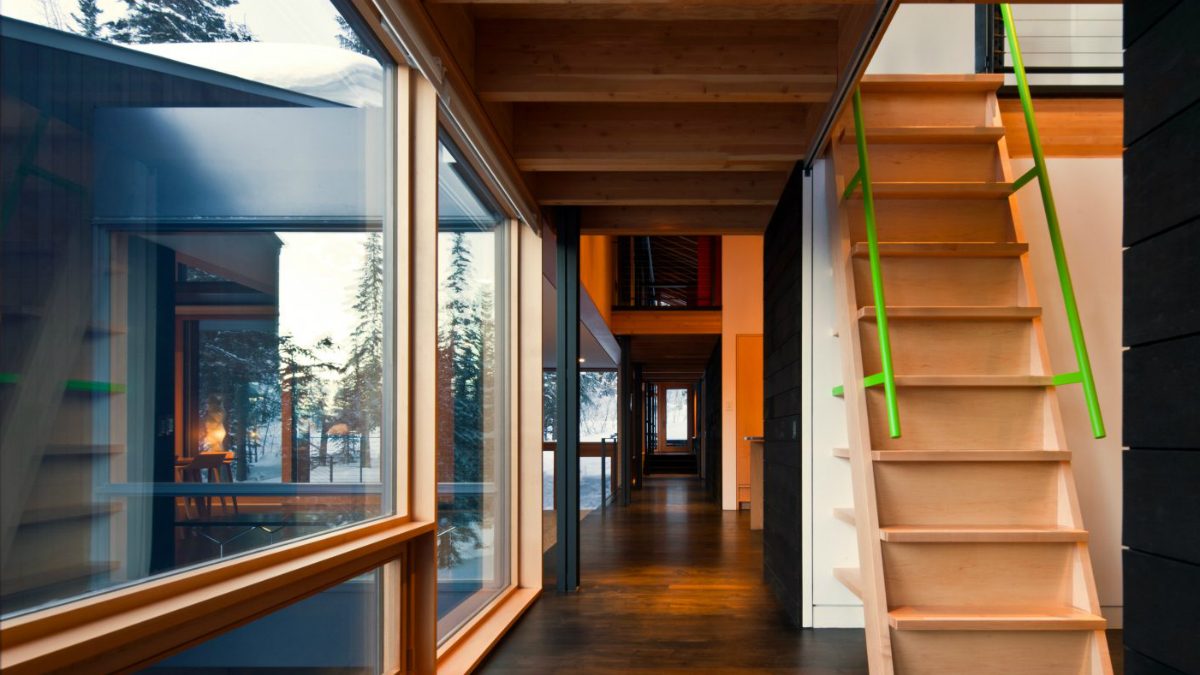 kicking horse residence architecture kickinghorse stairs