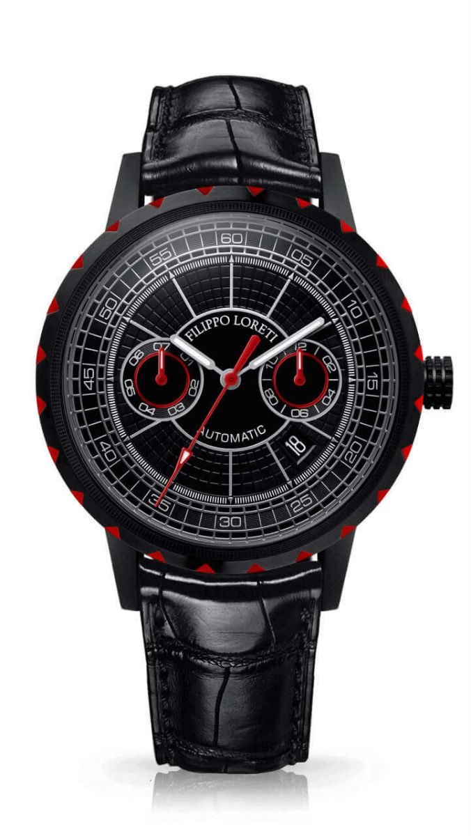 Filippo Loreti Milano Black Red Automatic