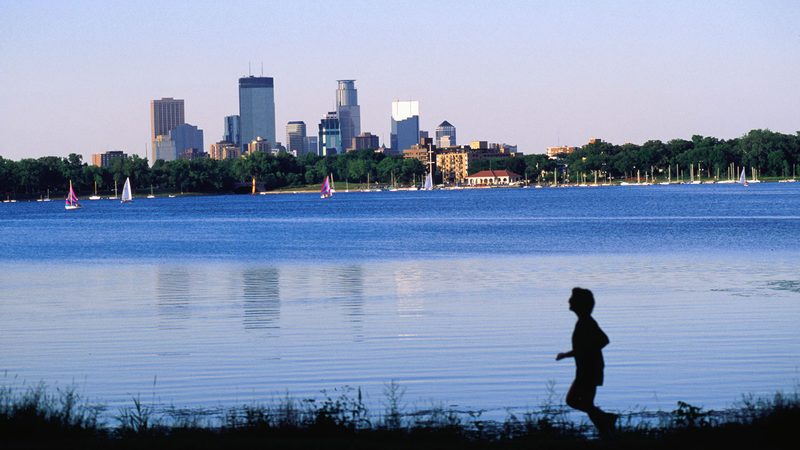 Minneapolis jogging