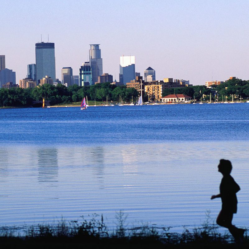 Minneapolis jogging