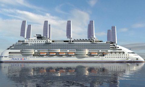 peace boat ecoship exterior