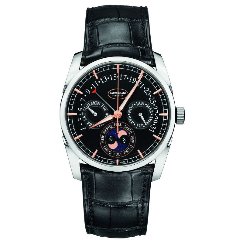 parmigiani fleurier tonda 1950 annual calendar watch black