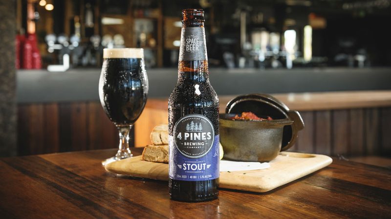 4 pines brewing company space beer stout