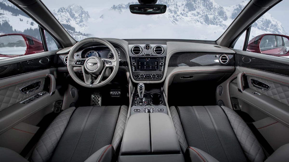 bentley bentayga v8 interior dash