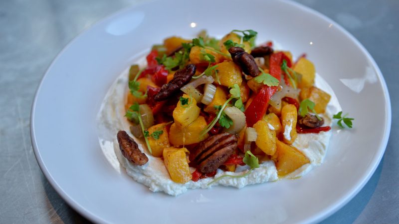 Cured-at-Pearl-Winter-Squash-and-Pepper-Salad-with-Pecans
