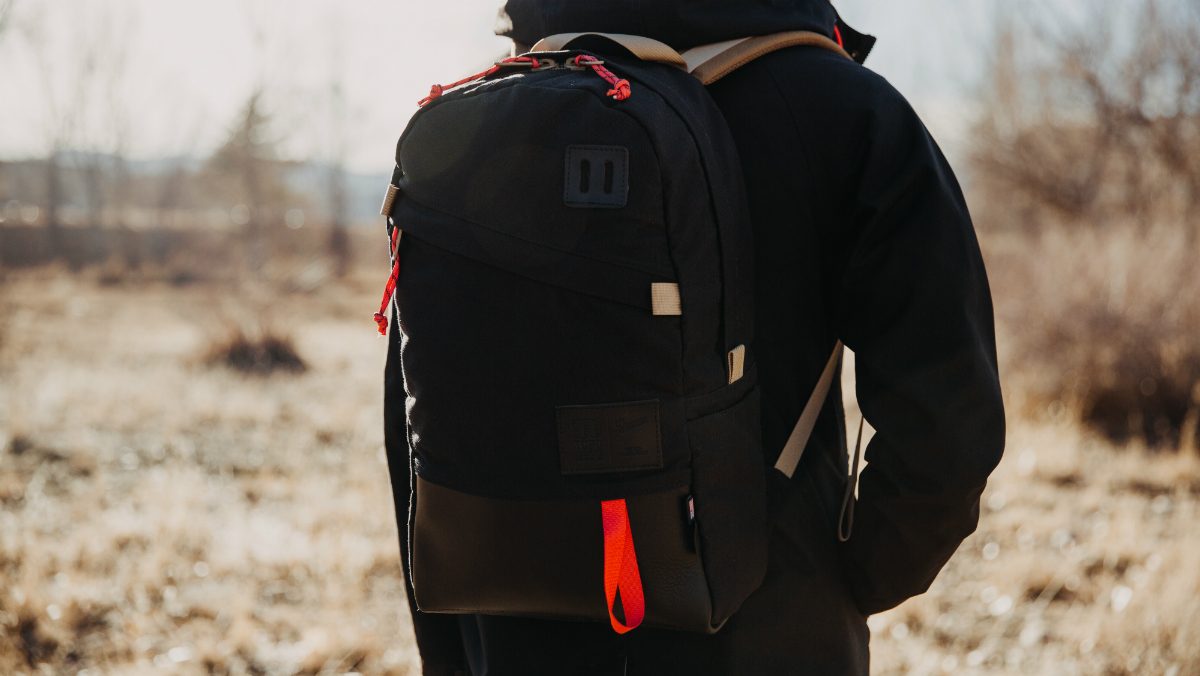 topo designs x danner boots collab dannertopobackpackinbody
