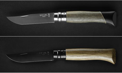 opinel workshop series black oak pocket knife giveaway featured