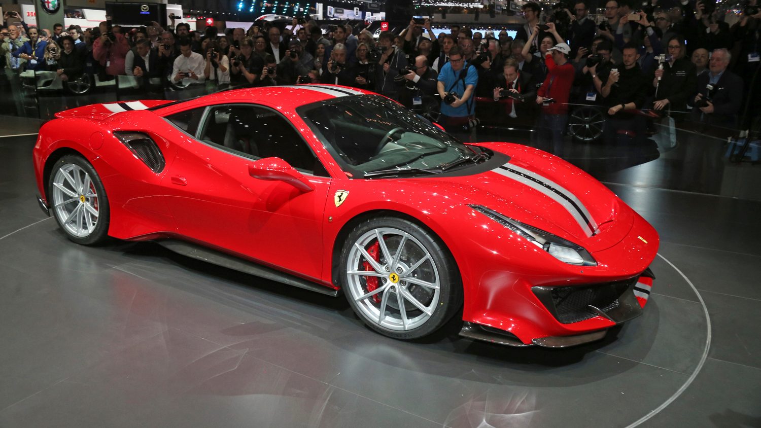 biggest reveals 2018 geneva motor show ferrari 488 pista 4