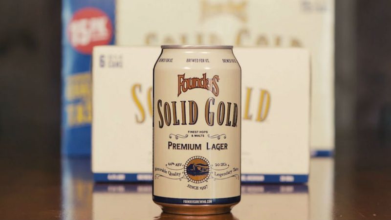 founder solid gold lager
