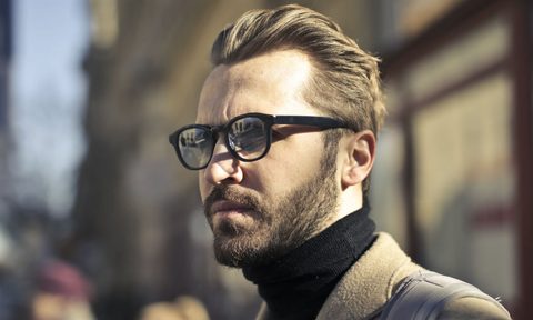 man thinning hair