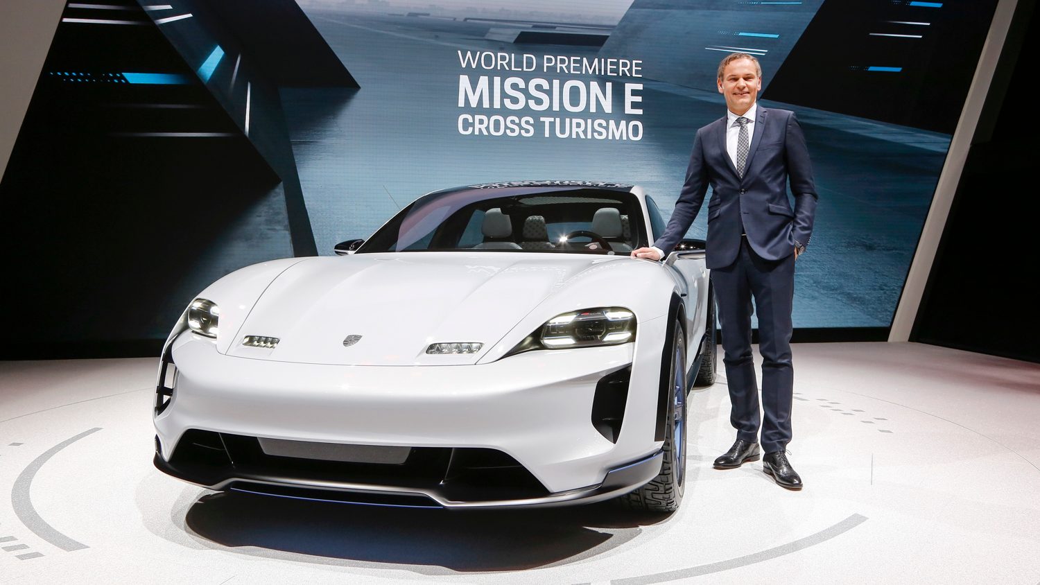 biggest reveals 2018 geneva motor show porsche concept study  mission e cross turismo 6