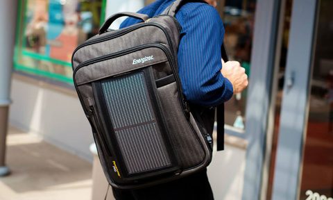 solar powered backpack