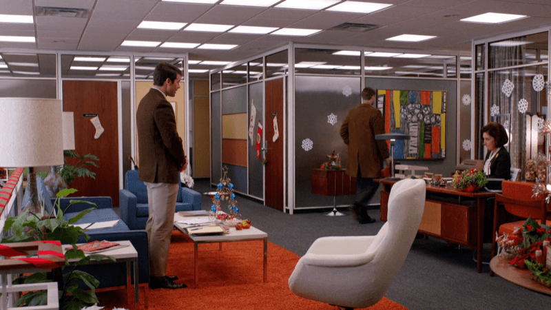mad men auction sc p floor receptionist desk