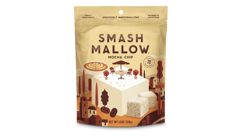 Smashmallow Mocha Chip Marshmallows