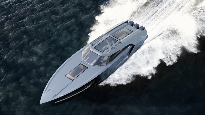 Superfly GT 42 boat aerial