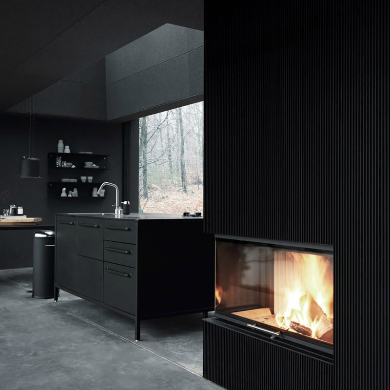 vipp shelter hotel sweden fireplace 0