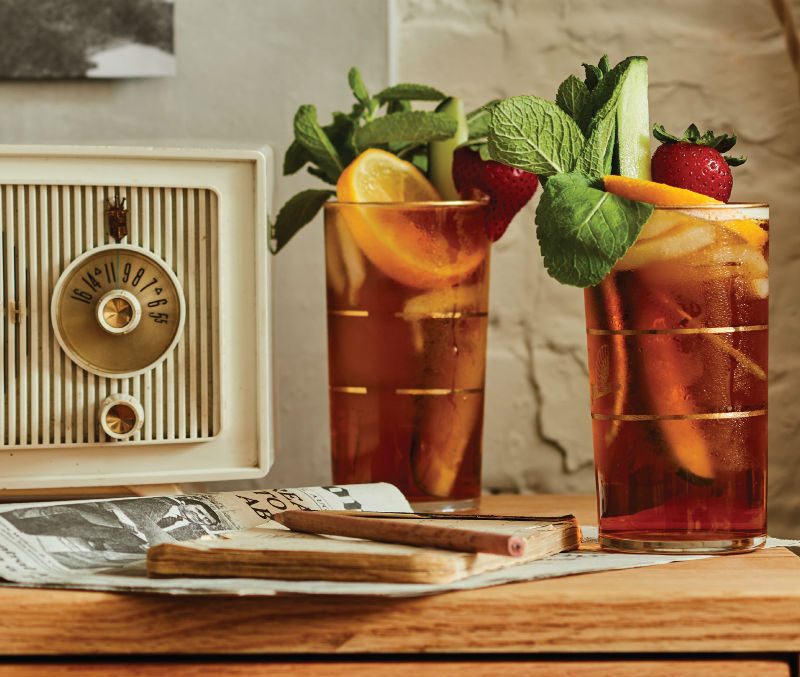 Booze and Vinyl Royal Pimms Cup