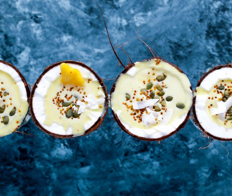 Coconut pina colada rum cream liqueur