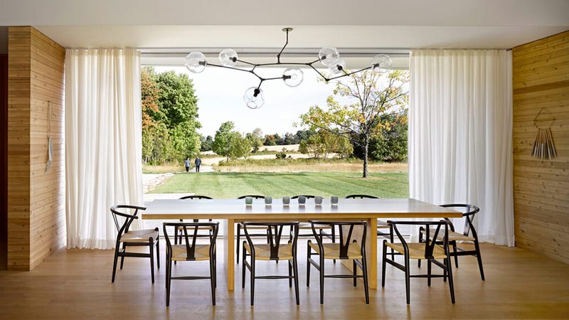 eco friendly homes compass house dining area