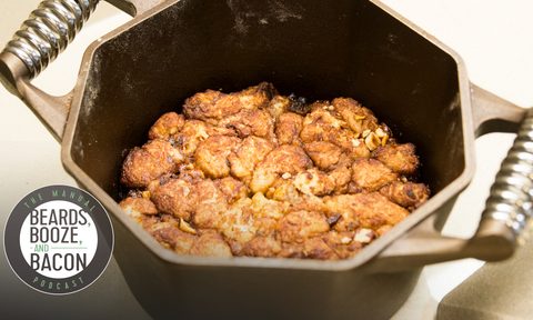 manual podcast beards booze bacon cooking with cannabis and chef brandon parsons monkey bread the