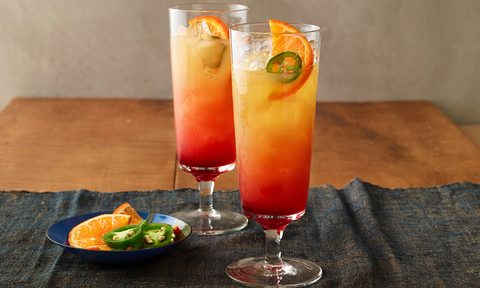 spicy cocktails recipe tips hot sauce tequila sunrise pc in the raw