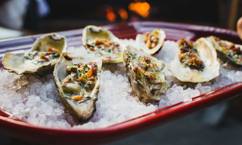 how to grill oysters bacon compound butter