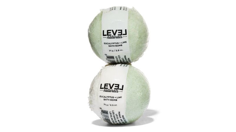 Level Naturals Eucalyptus and Lime Bath Bombs
