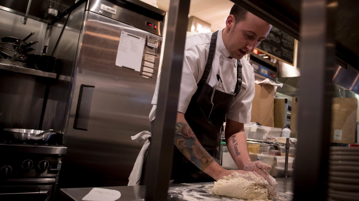 galley group test kitchen smallman chef ryan peters