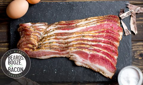 manual podcast beards booze bacon tender belly the