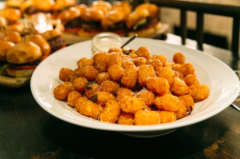 the manual four roses bourbon pairing food tots 1