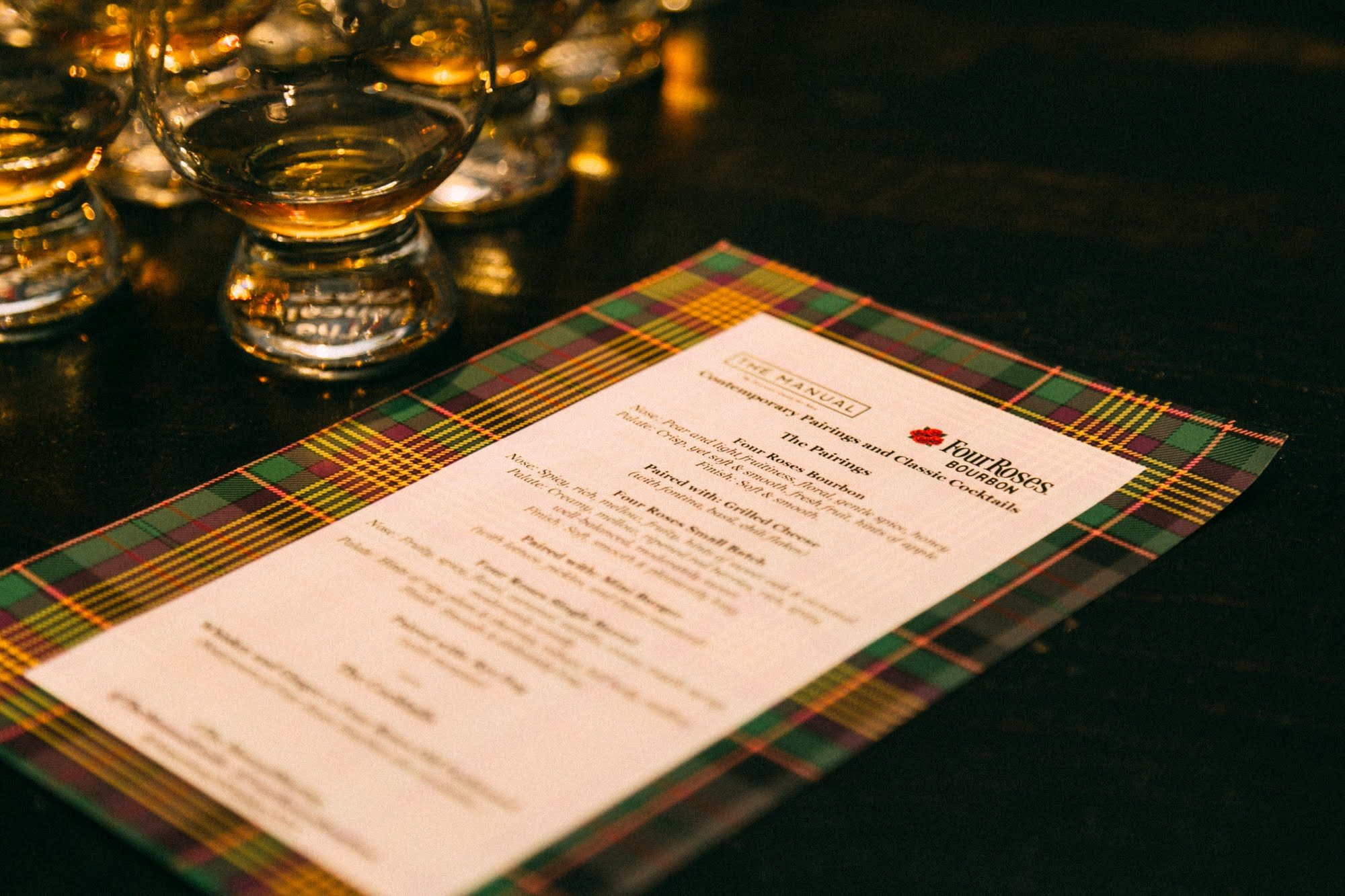 the manual four roses bourbon pairing scene 4
