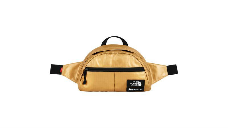 supreme the north face waistbag ゴールド Supreme and The North Face Team Up for Metallic Outdoor Collection