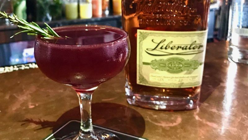 Valentine Distilling Company Liberator Old Tom Gin cocktail