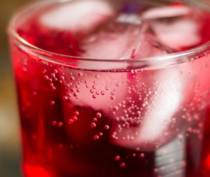 Vodka cranberry juice cocktail
