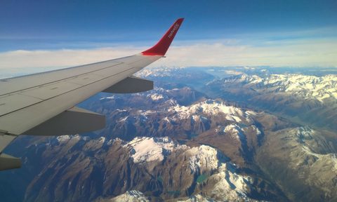 airplane flight switzerland