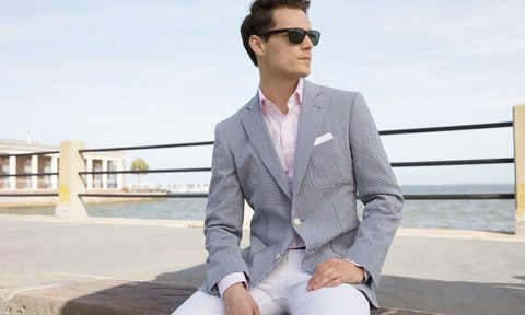 summer blazer mens alton lane matt navy seersucker edited