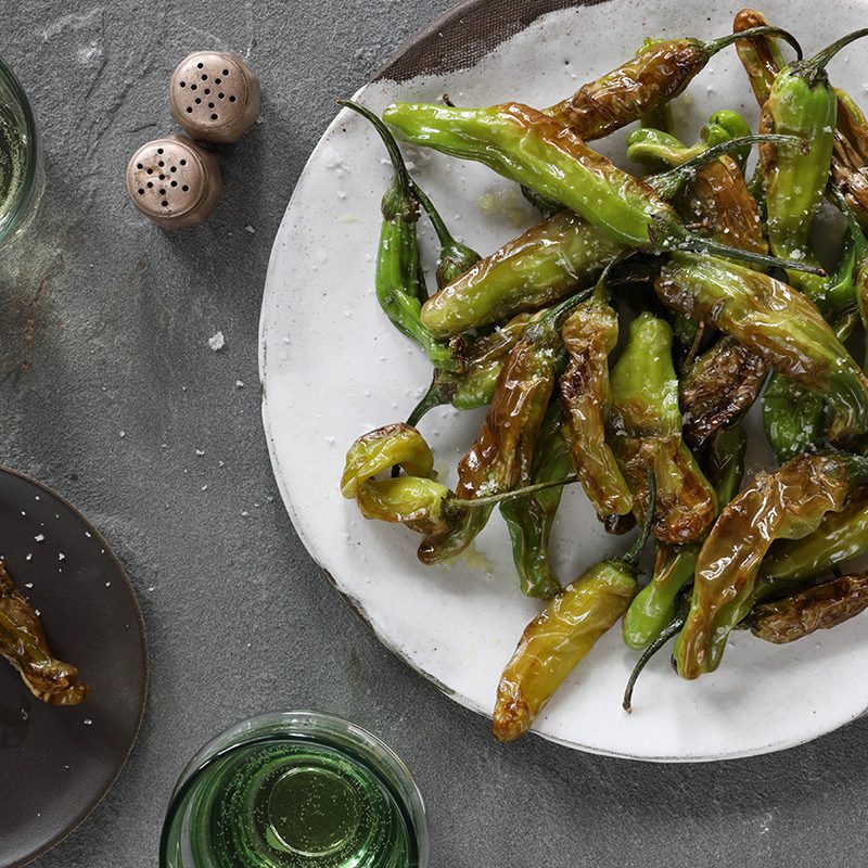 bring a taste of spanish tapas to your table with the boqueria cookbook blistered green peppers iby