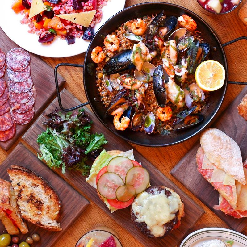 bring a taste of spanish tapas to your table with the boqueria cookbook food spread
