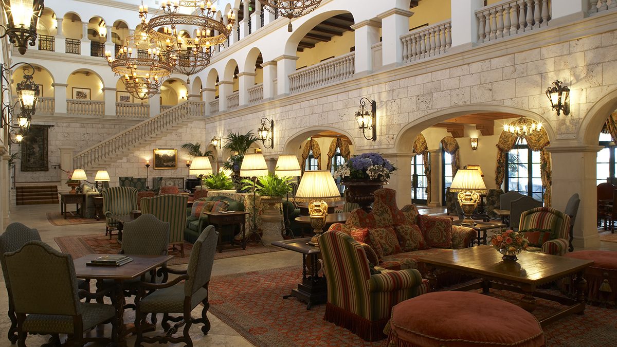 best historic hotels in the world cloister lobby 2