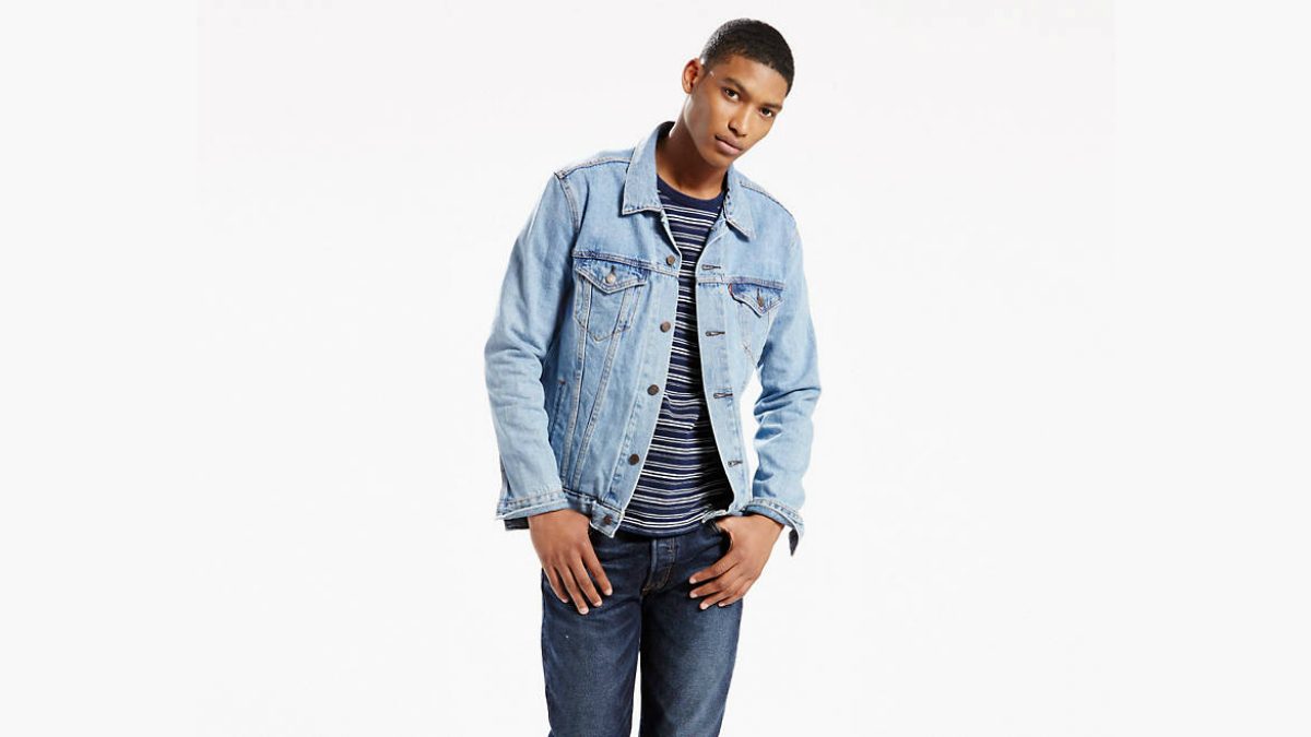 style essentials classic mens clothing denim levi s trucker