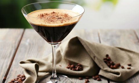 Espresso martini cocktail