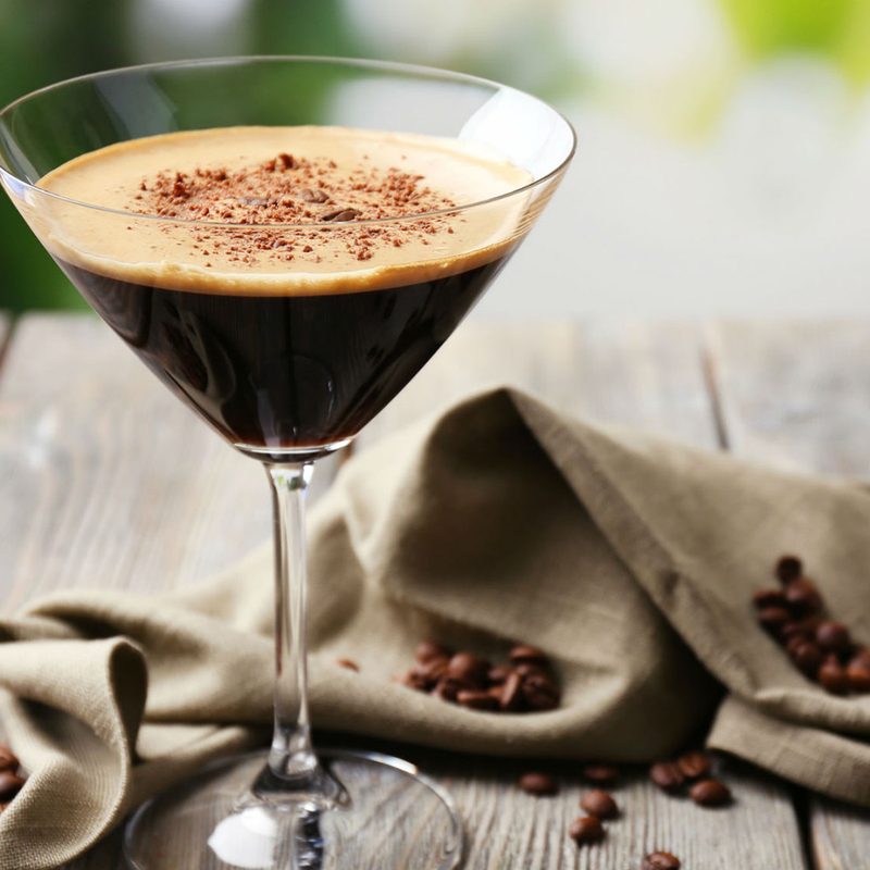 Espresso martini cocktail