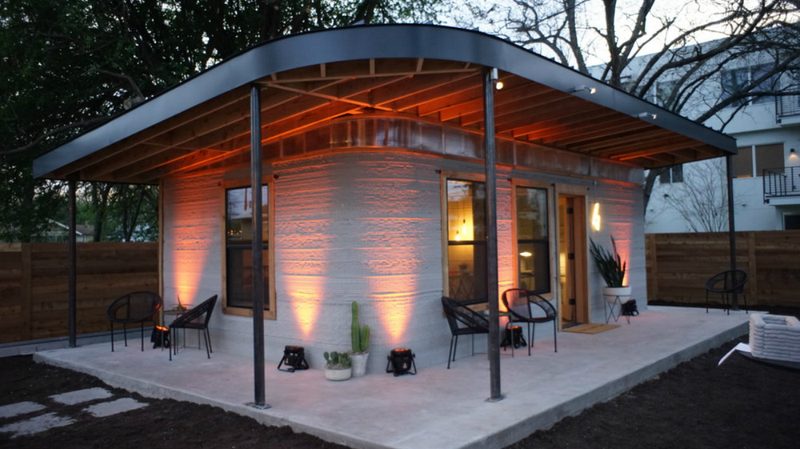 icon 3d printed house austin